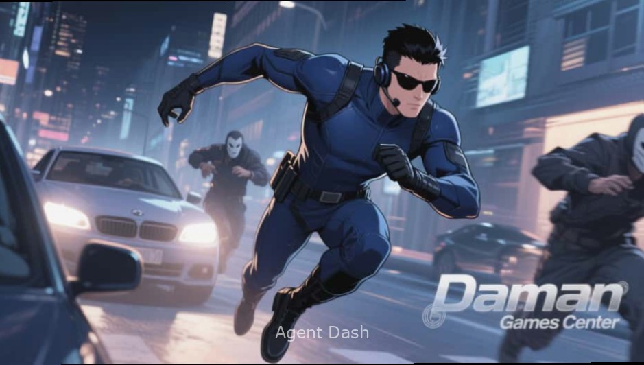 Agent Dash - Core Gameplay Agent Dash gameplay showing running and obstacle avoidance